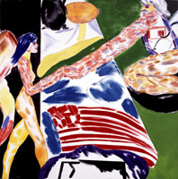 R.B. Kitaj / Los Angeles No. 16, 2001 – 2002
oil on canvas
48 x 48 inches (122 x 122 cm)
