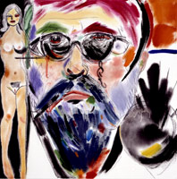 R.B. Kitaj / Los Angeles No. 21, 2003
oil on canvas
36 x 36 inches (91.4 x 91.4 cm)
Not for sale 