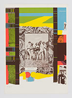 R.B Kitaj / 
Boys and Girls!, 1964 / 
color screenprint / 
24 1/8 x 17 in. (61.3 x 43.2 cm)