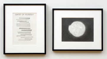  
Euan Macdonald / 
From Selected Standards (Ghost of Yesterday), 2007 / 
graphite on paper (diptych) / 
Part 1 of 2: Paper: 12 x 9 in. (30.5 x 22.9 cm) / Framed: 18 3/8 x 15 3/8 in. (46.7 x 39.1 cm) / 
Part 2 of 2: Paper: 9 x 12 in. (22.9 x 30.5 cm) / Framed: 15 3/8 x 18 3/8 in. (39.1 x 46.7 cm)  / 
Private collection 
