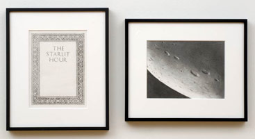 Euan Macdonald / 
From Selected Standards (The Starlit Hour), 2007 / 
graphite on paper (diptych) / 
Part 1 of 2: Paper: 12 x 9 in. (30.5 x 22.9 cm) / Framed: 18 3/8 x 15 3/8 in. (46.7 x 39.1 cm) / 
Part 2 of 2: Paper: 9 x 12 in. (22.9 x 30.5 cm) / Framed: 15 3/8 x 18 3/8 in. (39.1 x 46.7 cm)  / 
Private collection