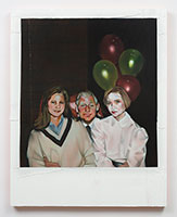 Rebecca Campbell / 
Bricks and Balloons, 2020 / 
oil on canvas / 
50 1/2 x 40 in. (128.3 x 101.6 cm)