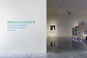 Installation photography / 
Rebecca Campbell: Infinite Density, Infinite Light