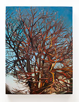 Rebecca Campbell / 
Last Light, 2024 / 
oil on panel / 
24 x 18 in. (61 x 45.7 cm)
