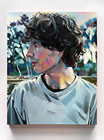 Rebecca Campbell / 
Young Americans (Max), 2024 / 
oil on canvas / 
30 x 24 in. (76.2 x 61 cm)