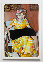 Rebecca Campbell / 
Vanta Envy, 2020 / 
oil on canvas / 
75 x 51 in. (190.5 x 129.5 cm)