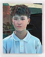 Rebecca Campbell / 
Young Americans (Kyler), 2024 / 
oil on canvas / 
30 x 24 in. (76.2 x 61 cm)