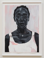 Rebecca Campbell / 
Mpambo (from the You are Here series), 2015 / 
acrylic on paper / 
30 x 22 1/4 in. (76.2 x 56.5 cm) / 
Framed Dimensions: 33 1/8 x 25 1/2 in. (84.1 x 64.8 cm)