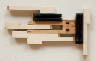 Rebecca Campbell / 
You’ve Come to the Right Place, 2009 / 
      piano keys / 
      7 1/4 x 10 3/4 x 3 in. (18.4 x 27.3 x 7.6 cm)