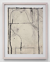 Richard Diebenkorn / 
Untitled (CR 4674), 1973-1991 / 
gouache and crayon on paper / 
Paper: 26 x 19 7/8 in. (66 x 50.5 cm) / 
Framed: 31 3/8 x 25 1/8 in. (79.7 x 63.8 cm) / 
© Richard Diebenkorn Foundation