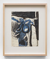 Richard Diebenkorn / 
Untitled (CR 1304), 1954 / 
ink, gouache, and charcoal on paper / 
11 x 8 1/2 in. (27.9 x 21.6 cm) / 
Framed: 16 3/8 x 13 5/8 in. (41.6 x 34.6 cm) / 
© Richard Diebenkorn Foundation