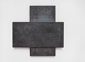 Richard Nonas / 
Untitled, 2019 / 
steel / 
24 x 24 x 2 in. (61 x 61 x 5.1 cm) / 
RN24-003