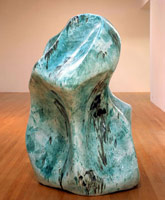 Richard Deacon / 
Beyond The Clouds, 2002 / 
ceramic / 
62 x 46-1/2 x 41-3/8 in (159 x 118 x 105 cm) / 
Private collection
