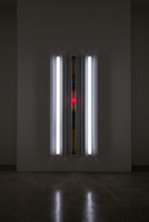 Robert Irwin / 
Carmen, 2012 / 
light+shadow+reflection+color / 
96 x 45 1/4 x 4 1/4 in. (243.8 x 114.9 x 10.8 cm)