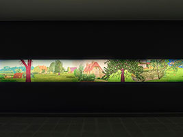 David Hockney: A Year in Normandie and Some Other Thoughts about Painting / 
installation view / 
Serpentine North, 2026 / 
© David Hockney. Photo: George Darrell