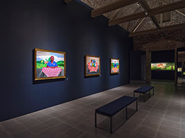 David Hockney: A Year in Normandie and Some Other Thoughts about Painting / 
installation view / 
Serpentine North, 2026 / 
© David Hockney. Photo: George Darrell
