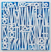 Retna / 
So Let Me Ask You Something, 2016 / 
acrylic and wax on canvas / 
72 x 72 in. (182.9 x 182.9 cm)