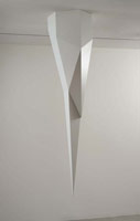 Hanging Complex Form, 1989 / 
painted wood / 
11 ft 6 in x 3 ft 4 in x 2 ft 11 in / 
138 x 40 x 35 in. (350.5 x 101.6 x 88.9 cm)