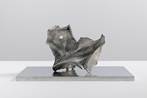 Sui Jianguo / 
Planting Trace -- Meteor Garden 4, 2018 / 
galvanized photosensitive resin 3D printing / 
9 7/8 x 4 x 7 in. (25 x 10 x 18 cm)