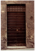 Sean Scully / 
Ten Siena Doors (2 of 10), 1978 - 2003  / 
      c-print on Plexiglas  / 
      23 13/16 x 17 3/4 in. (60.5 x 45.1 cm)  / 
      Edition 2 of 24