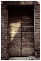 Sean Scully / 
Ten Siena Doors (8 of 10), 1978 - 2003  / 
      c-print on Plexiglas  / 
      23 13/16 x 17 3/4 in. (60.5 x 45.1 cm)  / 
      Edition 2 of 24