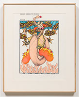 Terry Allen / 
Prologue... Cowboy & The Stranger, 1969 / 
mixed media on paper / 
Framed: 38 1/4 x 31 1/4 x 1 3/8 in. (97.2 x 79.4 x 3.5 cm)
