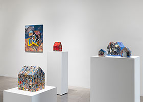 Installation photography of Tony Berlant: Houses / 
Photography by Matt Emonson