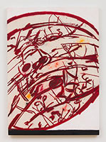 Tony Bevan / 
Head, 2005 / 
acrylic and charcoal on canvas / 
51 1/2 x 36 5/8 in. (131 x 93 cm)
