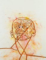 Tony Bevan / 
Head and Neck (PC0710), 2007 / 
acrylic & charcoal on canvas / 
79 1/2 x 62 1/4 in. (201.9 x 158.1 cm)