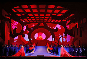 Los Angeles Opera’s “Turandot,” with set design by David Hockney