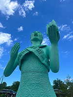 Torch Song, 2026, now on view at the Obama Presidential Center. Photo courtesy of Alison Saar.