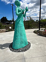 Torch Song, 2026, now on view at the Obama Presidential Center. Photo courtesy of Alison Saar.