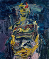Frank Auerbach / 
Jym Seated V, 1983 / 
oil on canvas / 
24 x 20 in.(60.96 x 50.8 cm) /  
Private collection