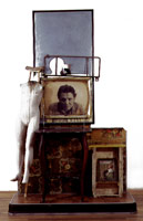 Edward & Nancy Reddin Kienholz / 
The Twilight Home, 1983 / 
mixed media assemblage / 
86 x 23 x 52 in.(218.44 x 58.42 x 132.08 cm)  / 
Private collection