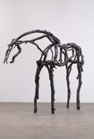 Deborah Butterfield / 
Burnt Pine, 2008 / 
cast bronze / 
92 x 120 x 29 in. (233.7 x 304.8 x 73.7 cm) 