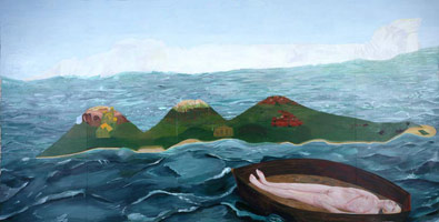 September Song, 2001 - 2003 / 
acrylic on canvas / 
156 x 300 in (396.2 x 762 cm) / 
