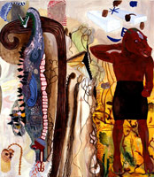 Herodotus, 1995 - 96 / 
acrylic on canvas / 
96 x 84 in (243.8 x 213.4 cm) / 
Private collection