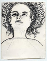 Charles Garabedian / 
Head Study, 2006 / 
charcoal on paper / 
Paper: 24 x 18 3/4 in. (61 x 47.6 cm) 