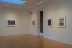 Installation photography, Charles Garabedian: New Works on Paper