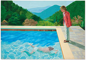 David Hockney / 
Portrait of an Artist (Pool with Two Figures), 1971 / 
Private collection / 
© David Hockney