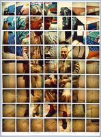 Don + Christopher, Los Angeles, 6th March 1982, 1982 / 
photographic collage / 
31 1/2 x 23 1/4 in. (80.01 x59.06 cm) / 
Private collection
