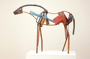Deborah Butterfield / 
Untitled (DBut06-14), 2006 / 
      found steel, welded / 
      46 x 55 x 19 in. (116.8 x 139.7 x 48.3 cm) / 
      Private collection