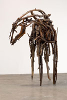 Deborah Butterfield / 
Aspen, 2007 / 
      cast bronze / 
      89 x 87 x 60 in. (226.1 x 221 x 152.4 cm) / 
      Private collection