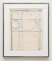 Richard Diebenkorn / 
Untitled (CR no. 4181), 1975 / 
Ink, acrylic, and graphite on paper / 
24 x 18 3/4 in. (61 x 47.6 cm) / 
Framed Dimensions: 31 3/4 x 26 3/4 x 1 5/8 in. (80.6 x 67.9 x 4.1 cm)