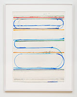 Richard Diebenkorn / 
Untitled (CR no. 4362), c. 1979 / 
gouache on paper / 
Paper: 29 15/16 x 22 1/8 in. (76 x 56.2 cm) / 
Framed: 38 x 30 in. (96.5 x 76.2 cm)