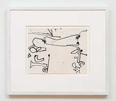 Richard Diebenkorn / 
Untitled (Urbana) (CR no. 1123), 1952 / 
ink on paper / 
Paper: 8 1/2 x 11 in. (21.6 x 27.9 cm) / 
Framed: 16 1/2 x 19 in. (41.9 x 48.3 cm)
