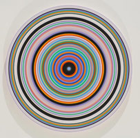 Don Suggs / Mooring (Matrimony Series), 2007 / 
      oil on canvas / 
      Diameter: 60 in. (152.4 cm) / 
      Private collection 