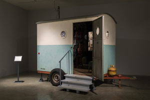 Michael C. McMillen / 
Dr. Crump's Mobile Field Lab [aka Inductive Geo-Imaging Field Laboratory], 2004-2014 / 
mixed media installation with four films, featuring 'Politbureau,' 'Science Institute Presents,' 'Wastelandia' and 'The End'  / 
dimensions variable