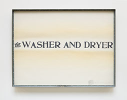 Edward Kienholz / 
For Washer and Dryer, 1969 / 
aquarelle and ink on paper in artist-made frame / 
12 x 16 in. (30.5 x 40.6 cm)