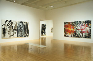 Ed Moses installation photography, 1996